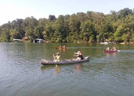 canoeing at first lutheran church camp in chattanooga tn