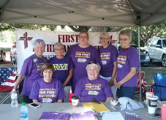 FLC Tent at Alzheimers Walk