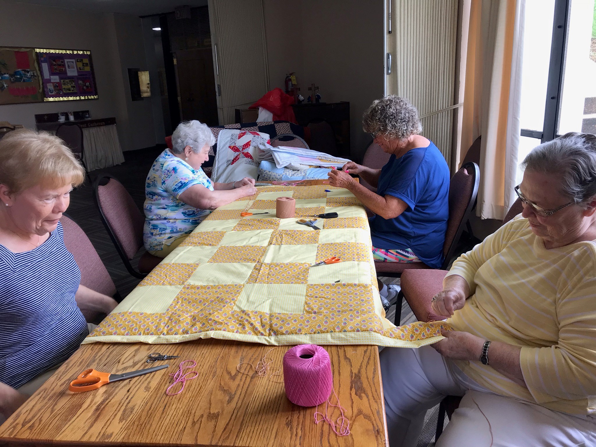 Women Missionary League Quilters first lutheran church chattanooga tn