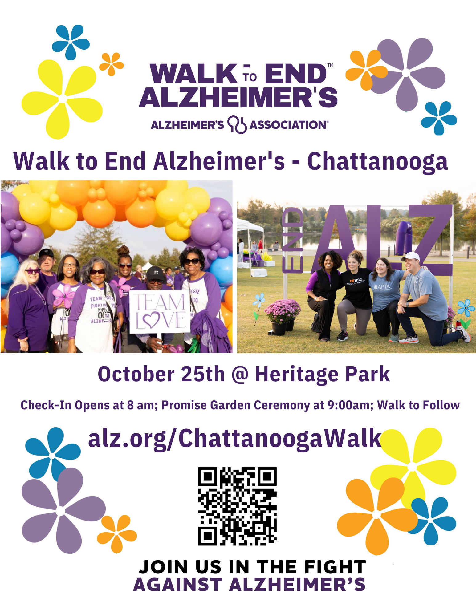 Alzheimers Walk Flyer - Chattanooga