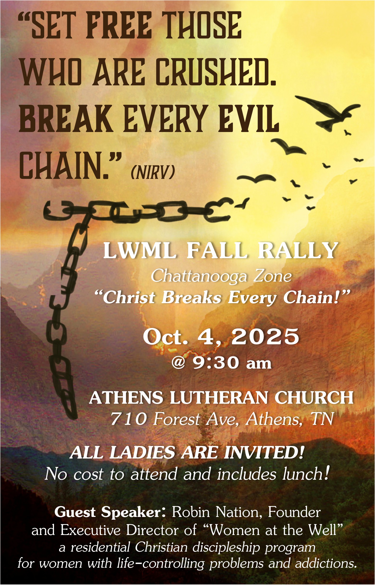 LWML Fall Rally 2025 Insert