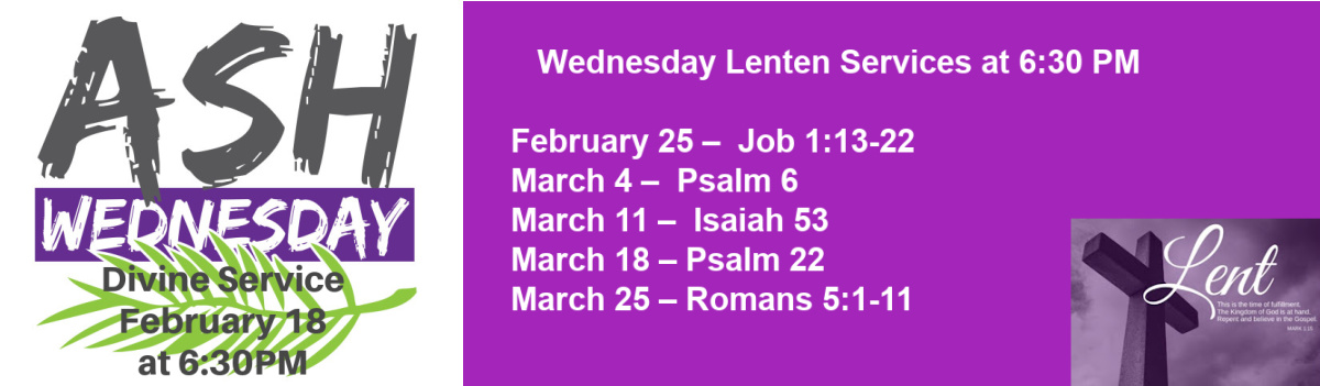 Ash Wed/Lent 2026