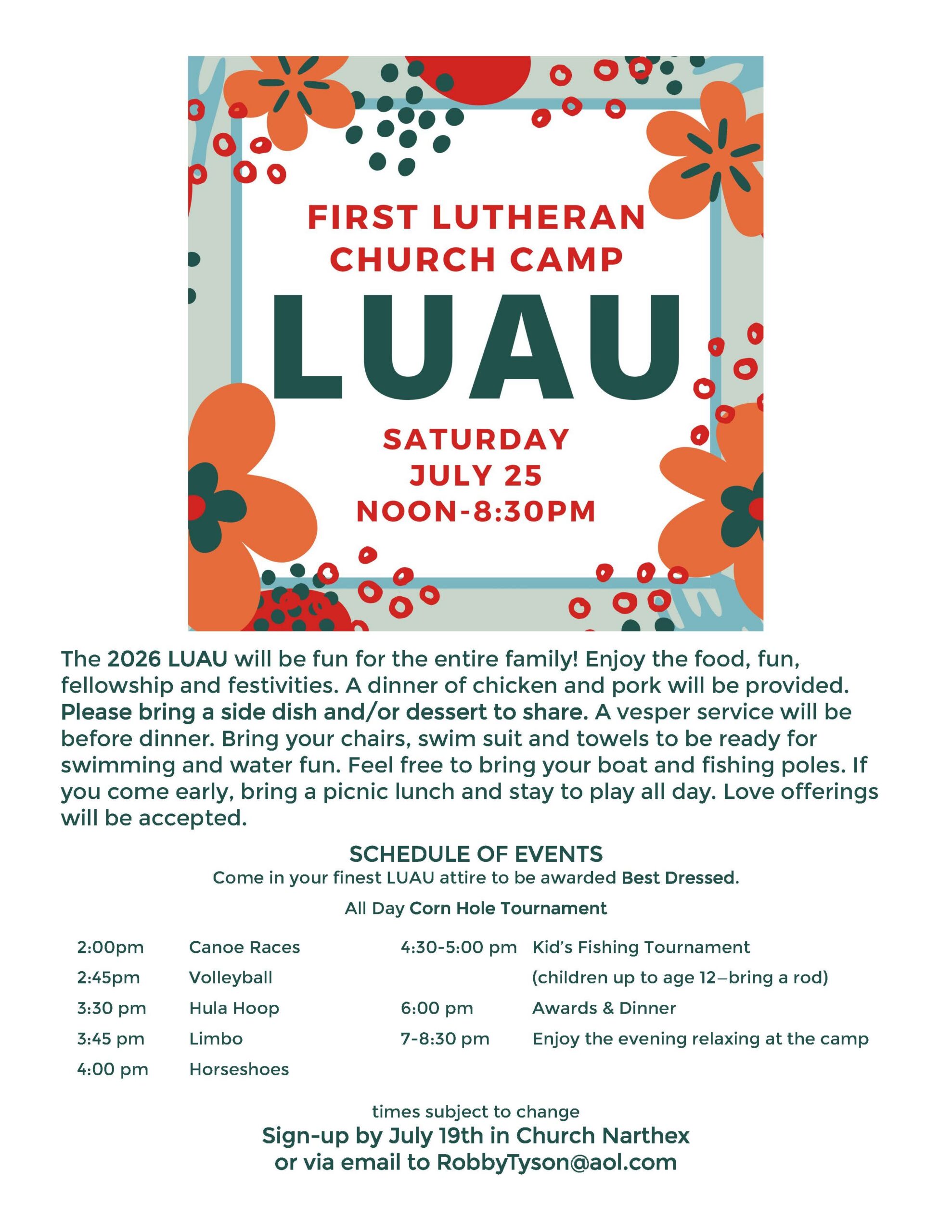 2026 Luau